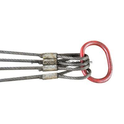 Muti-Leg Wire Rope Sling with Rings and Thimbles