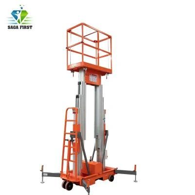 6m-16m Aluminum Electric Ladder Aloft Man Lifter
