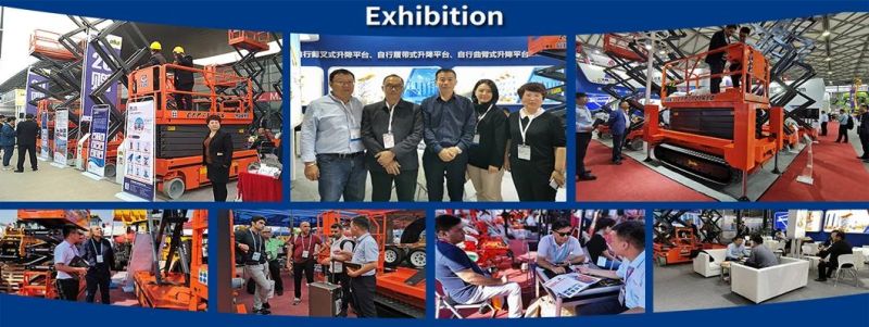 Jinan Juxin Aerial Platform Multi Scissor Lift Table Crawler Mobile Scissor Lift