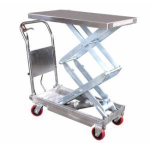 Partial Stainless Steel Scissor Lift Table