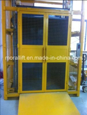 Cargo Elevator with Safety Landing Door