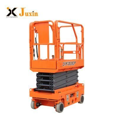 Battery Charger Extendable Platform Self Propelled Scissor Lift with CE and ISO Certificated