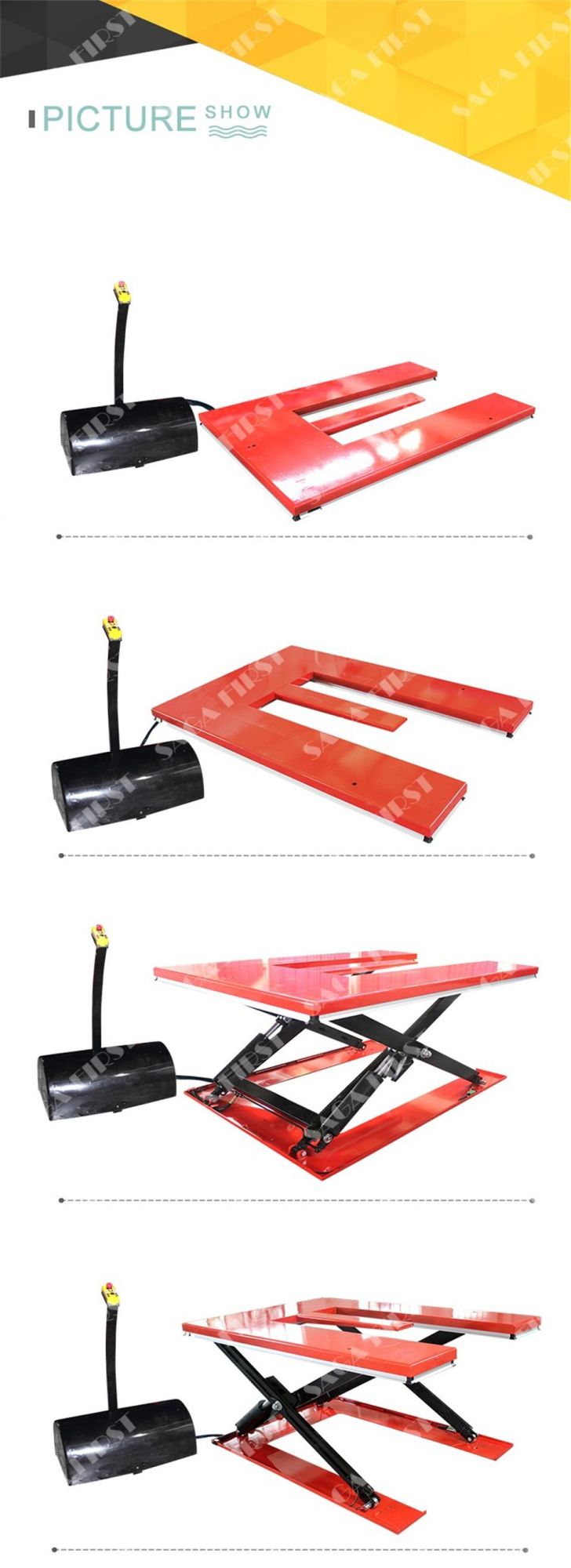 Mass Production EU Standard Scissor Lifting Platform for Pallet