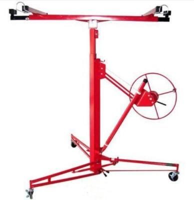 16&quot; 68kgs Drywall Installation Tool Plaster Board Panel Ceiling Hoist Crane Lift Drywall Panel Hoist Lift