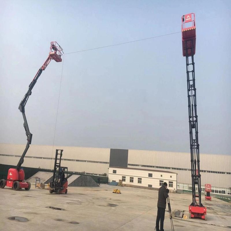 Boom Lift Hered Awp Official High Quality Za14je 14m Cheap Price Electric Articulated Boom Lift