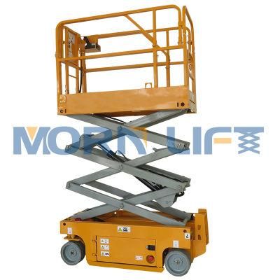 6.2m Battery Full Drive Electric Manlift Scissor Work Platform Ce ISO9001