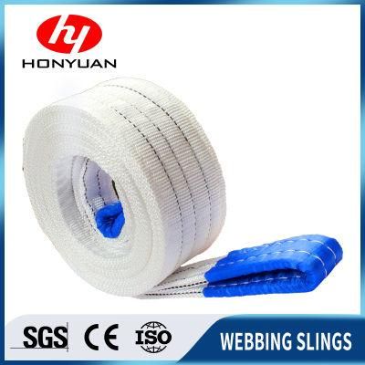 Factory 2ton Flat Fiber Sling Round Sling Polyester Endless Webbing Sling