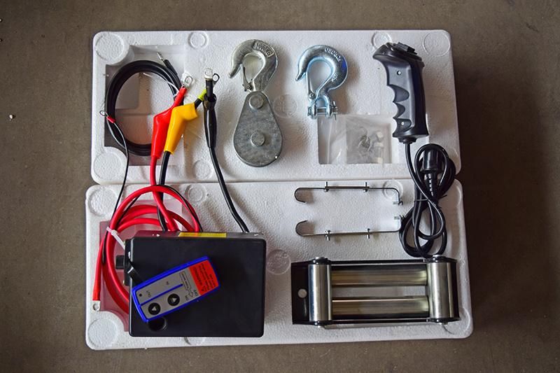 12V 500kg Truck Battery Mini Pickup Truck Crane, Arm Folding