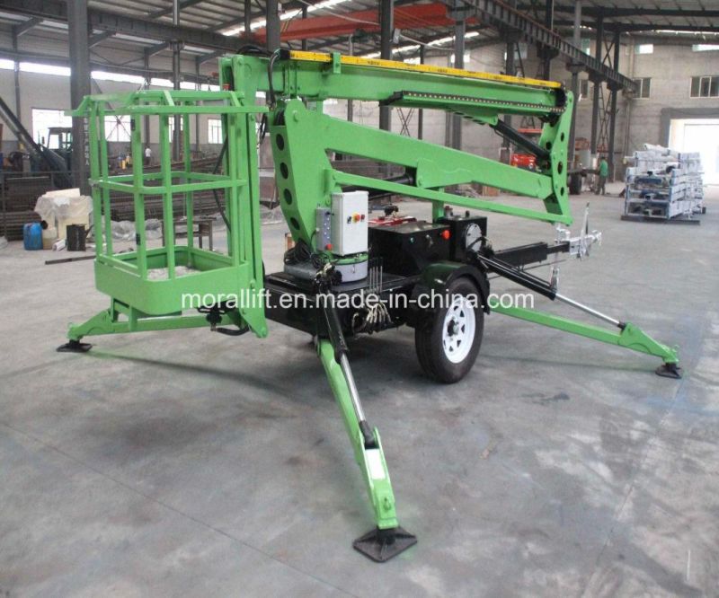 4-14m Working Level Trailer Mounted Articulated Boom Lift