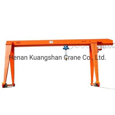 Electric Rail Traveling Single Girder Hoist Gantry Crane