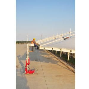 Single Mast Portable Type Aerial Work Platform Max Lifting Height 8m