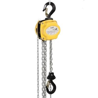 High Quality 1ton 2ton 3ton Chain Block Prices with Construction