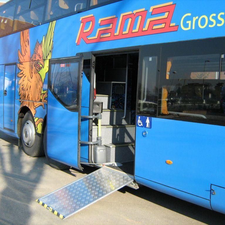 Mwr Manual Wheelchair Ramp From China for City Bus with Capacity 350kg