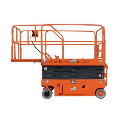 8m Hydraulic Aerial Construction Work Electric Scissor Lift for Sale