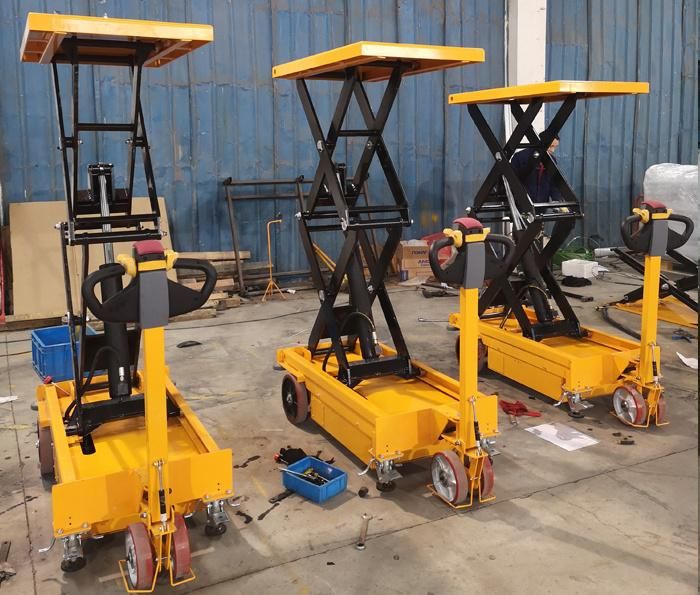 500kg Full Electric Hydraulic Heavy Duty Self-Propelled Mobile Scissor Lift Tables