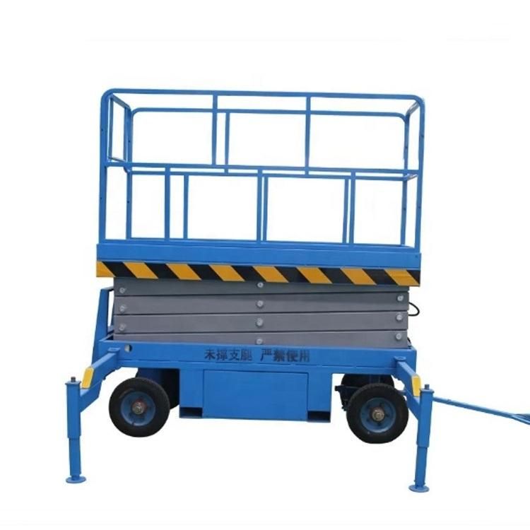 6m 8m 10m 12m Hydraulic Operator Self Control Battery Scissor Lift Factory