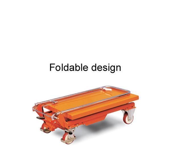 Hot Sale China Factory Pedal Operated Hydraulic Scissor Movable High Quality Lift Tables 150kg Capacity