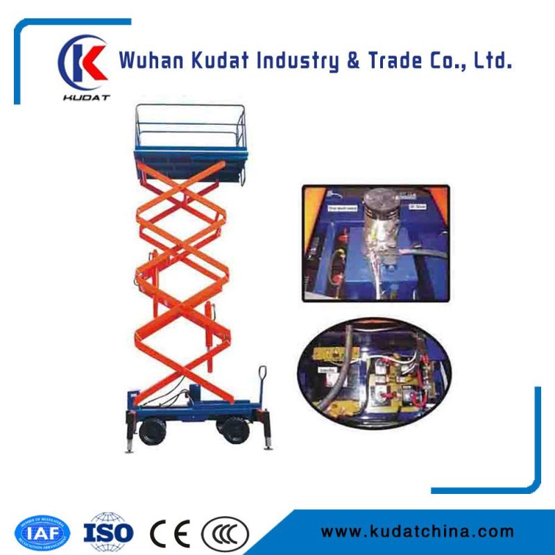 500kg 11m Aerial Work Platform Scissor Lift