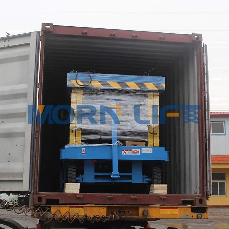 Good Quality Adjustable AC Power Mobile Scissor Lift by Man Moving