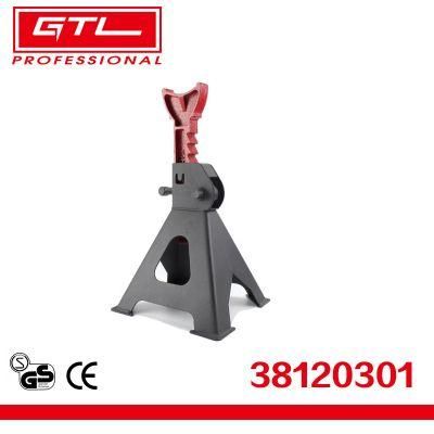 3ton Capacity Car Jack Axle Stand Auto Repair Tools Heavy Duty Metal Steel Jack Stand with 275mm Min. Height and 415mm Max. Height (38120301)