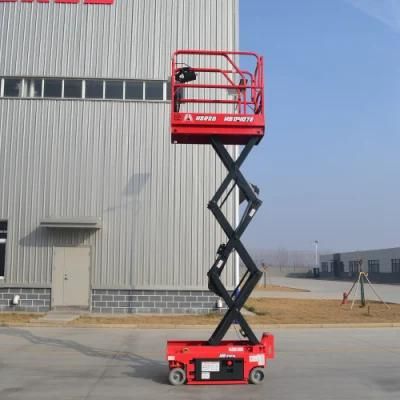 4~18m CE Electric Movable Aerial Man Lifting Platform Electric Hydraulic Scissor Lift for Cleaning