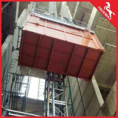 Building Used Single Cage Painting Mast Section Construction Hoist