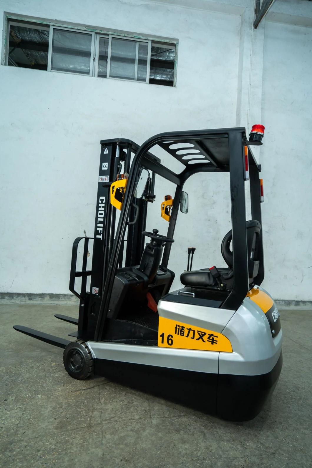 Three-Wheeled 1.6 Ton High-Quality Electric Forklift