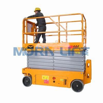 10m Battery Self Propelled Aerial Work Platform Electric Scissor Lift Sps-10