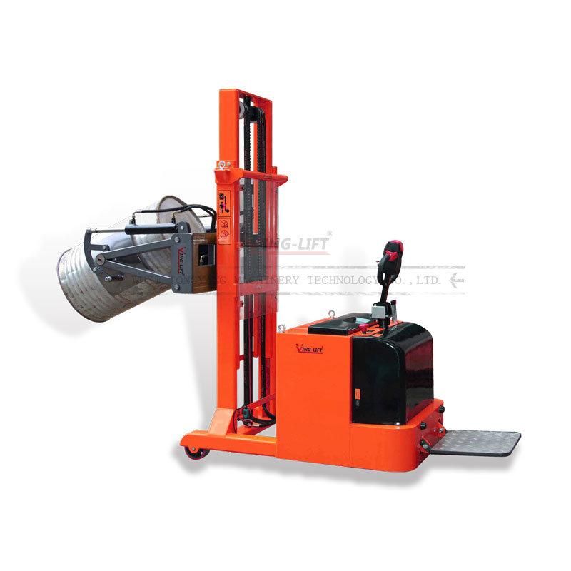 2.4m Self Propelled Barrels Handling Drum Tilt Lifter