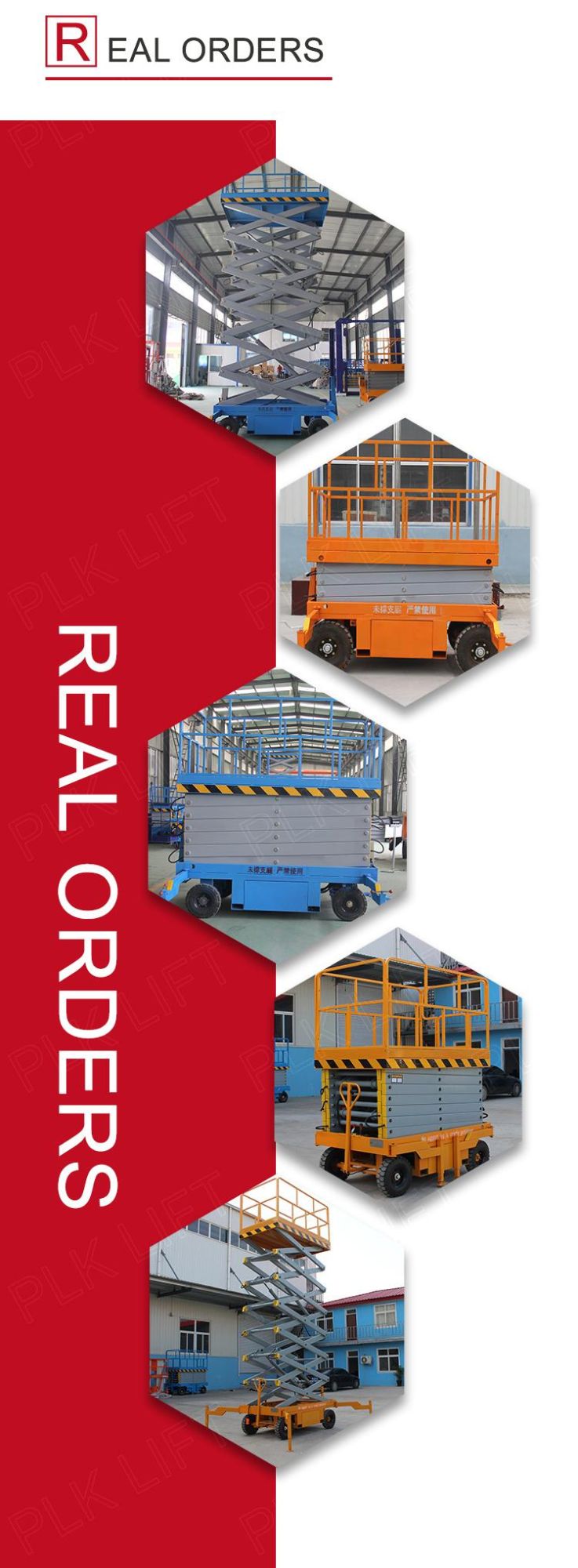 Scissor Lift Electric Man Mobile Aerail Work Scissor Lift