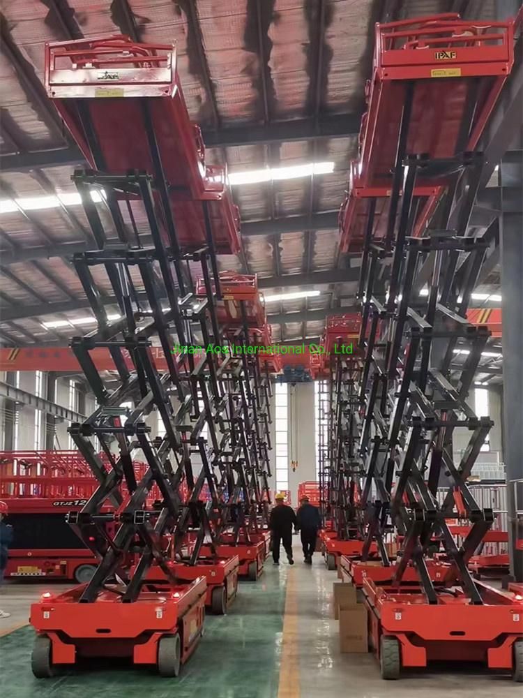 Self-Propelled Electric Hydraulic Scissor Lift Aerial Work Platform