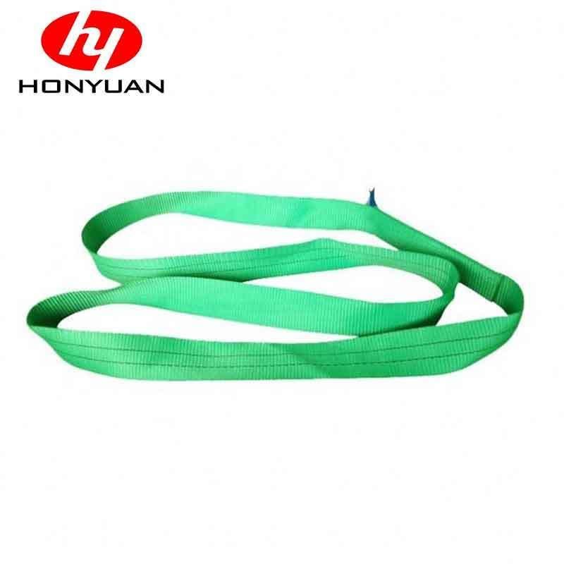 Polyester Endless Round Sling with Flat Eye Webbing Lifting Strap