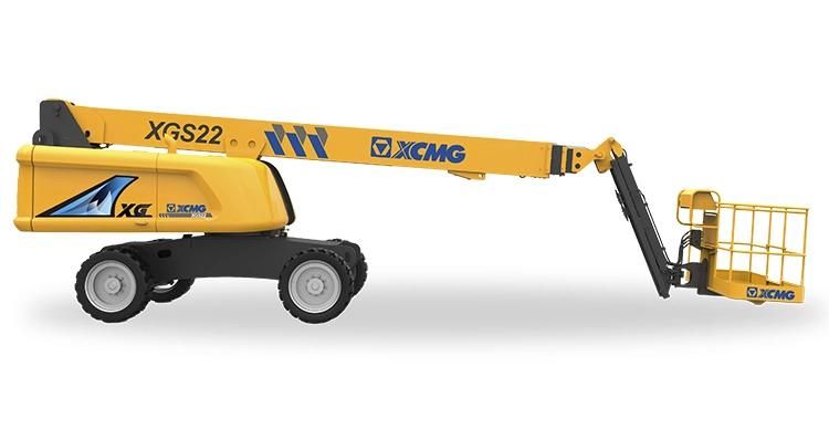 XCMG Motorcycle Platform Lift Xgs22 2019 New 22m Electric Hydraulic Self Propelled Arm Telescopic Boom Man Lift for Aerial Work