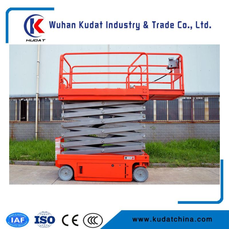 12m Lifting Height Small Self Walkie Electric Scissor Lift