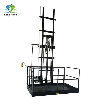 High Quality 1ton to 8ton Load Hydraulic Cargo Elevator Lift