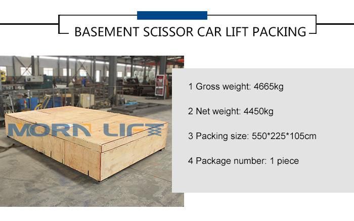 Morn Station Ary Scissor Lift Freight Elevator