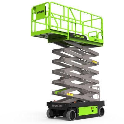 Mobile Hydraulic Scissor Lifting Platform Zs1212HD Movable Elevator for Workshops