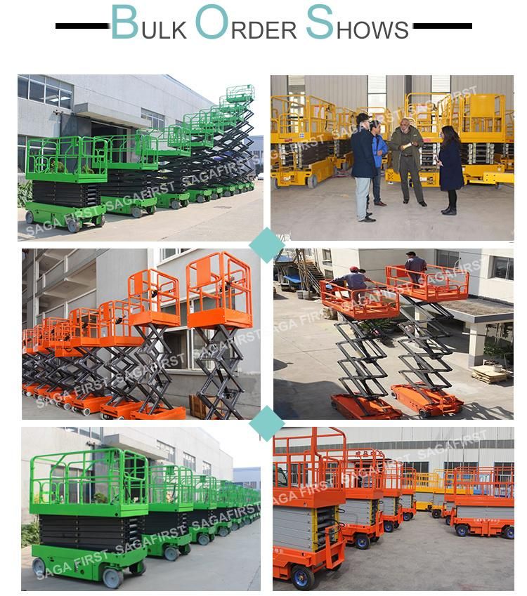 300kg Portable Mini Self Propelled Mobile Small Scissor Lift