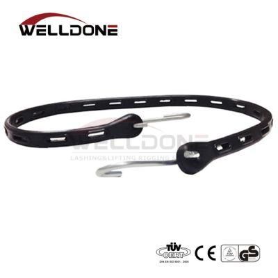 Adjustable Length High Quality EPDM Natural Rubber Tie Downs with S Hooks