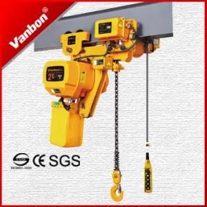 2.5ton Low-Headroom Space Limited Used with Little Noice with Limit Switch Electric Chain Hoist