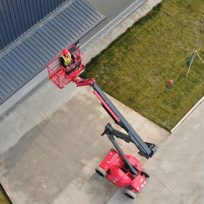 Hered Ha14je Electric Articulate Boom Lift Aerial Work Platform