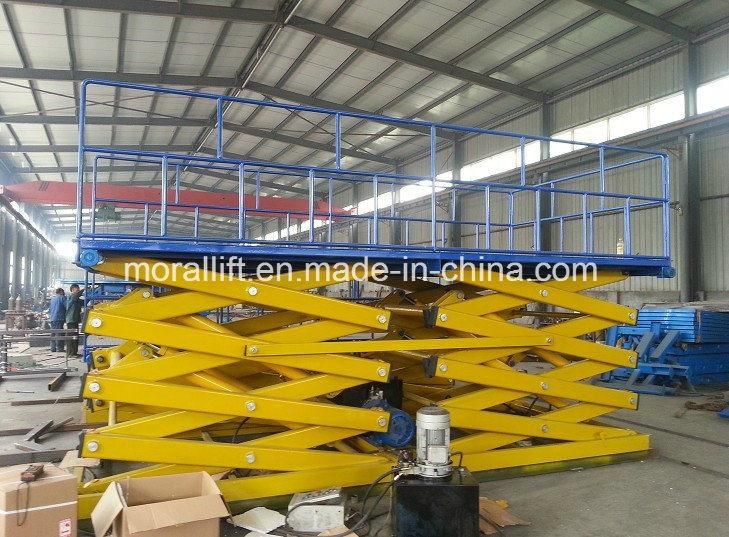 Scissor Type Stationary Hydraulic Heavy Loading Lift for Sale