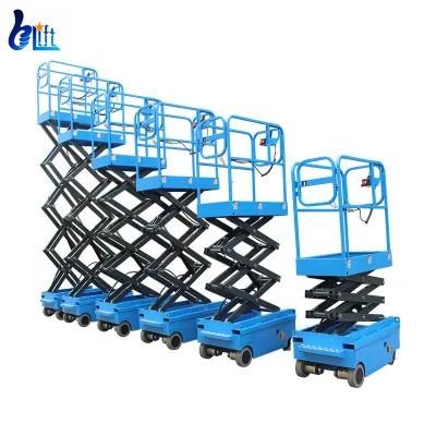 Hydraulic Construction Lift Hoist Machine Lifting Full Electric Scissor Lift