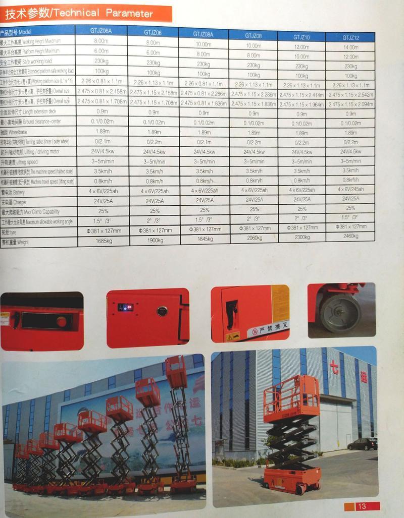 2021 New Arrival Economic Light Duty Hydraulic Lift Table Trolley Cart