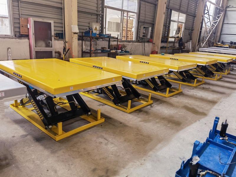 Stationary Electric Hydraulic Double Scissor Lift Table Material Lifting Platform