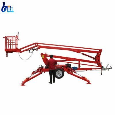 AC Power 22m Cherry Picker Hydraulic Lifting Machine