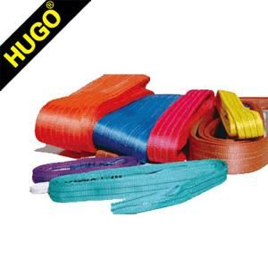 High Quality Wholesale 100% Polyester Webbing Sling in Red