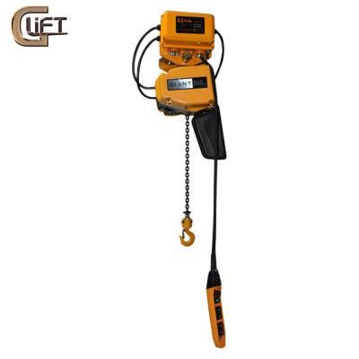 0.5 Tons Electric Chain Hoist with Trolley Giant Lift High Quality Chain Block (HHBD-II 0.5T)