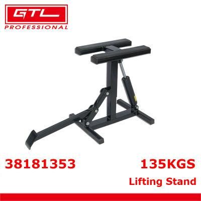 Motorcycle Repair Bench Steel Material Height Adjustable 295-410mm Durable and Stable Central Lifting Stand for Workshop/ Garage (38181353)