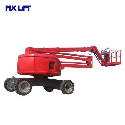 High Platform Level Bucket Control Telescopic Boom Lift